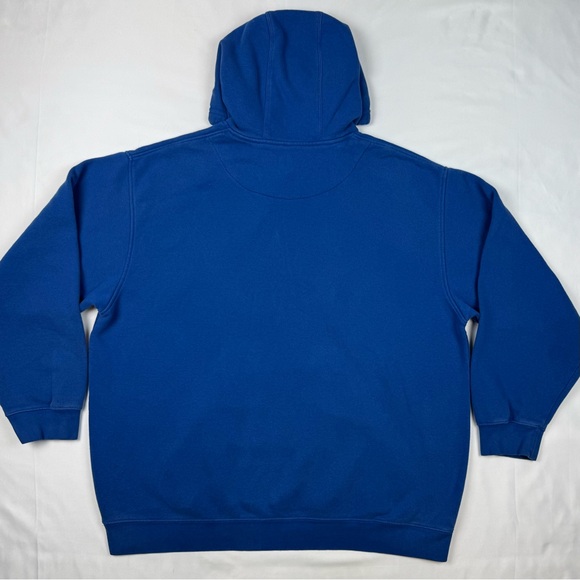 Vtg Nike Mens Hoodie Sweatshirt XL Y2K Oversized Center Swoosh Blue B7 - Picture 2 of 9